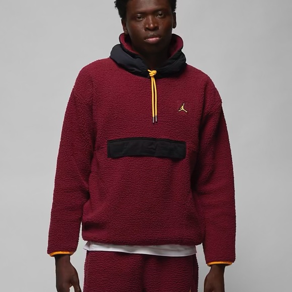 Jordan Fleece Sweater Size L - Picture 3 of 4